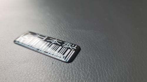 Gel flexible dome badge for