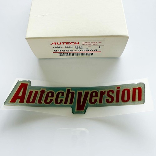 Autech version genuine emblem - autech,